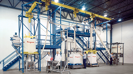 Test laboratory for Flexible Screw Conveying Systems and upstream/downstream bulk handling equipment.